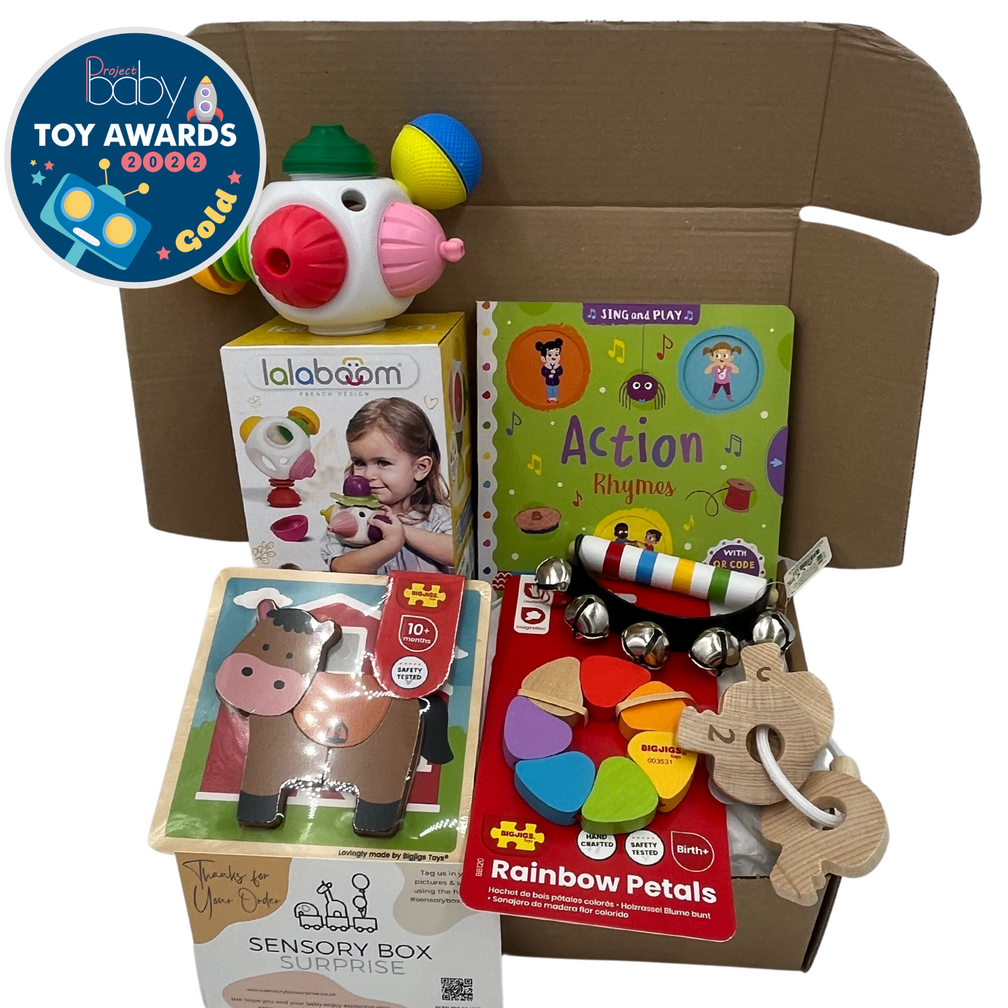 Age 9 - 12 Months Sensory Box | 1 Box in Total  | Free Delivery | One-Time Purchase (Receive One Box Only)