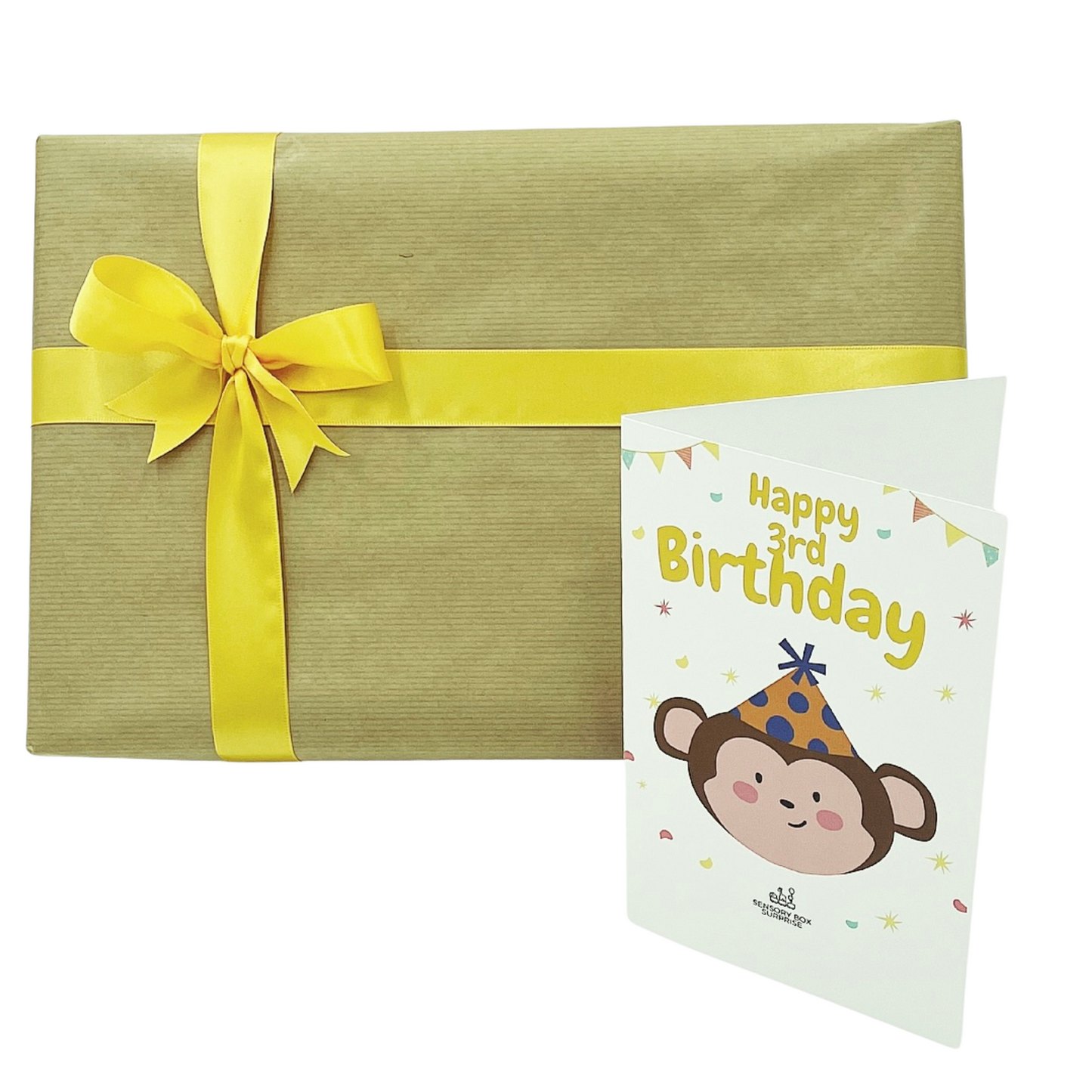 Third Birthday Card & Gift Wrap