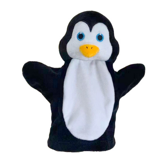 My First Christmas Hand Puppet - Penguin - The Puppet Company - Suitable from birth under adult supervision