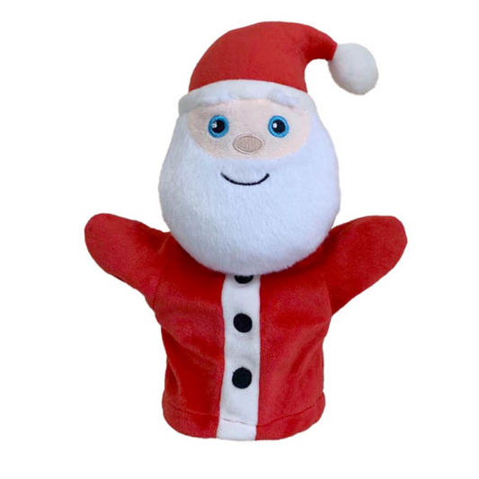 My First Christmas Hand Puppet - Santa Claus - The Puppet Company - Suitable from birth under adult supervision