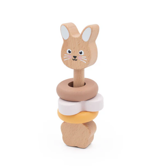 Jumini Bunny Ring Rattle- Suitable From Birth)