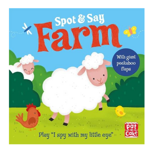 Spot & Say Farm With Giant Flaps Board Book - Interest age 1-5 Years