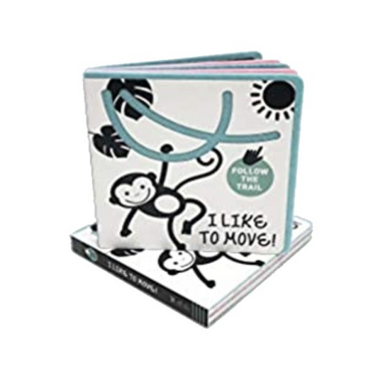 I Like to Move - Follow the Trail Felt & Board Book - Interest age 0-3 Years