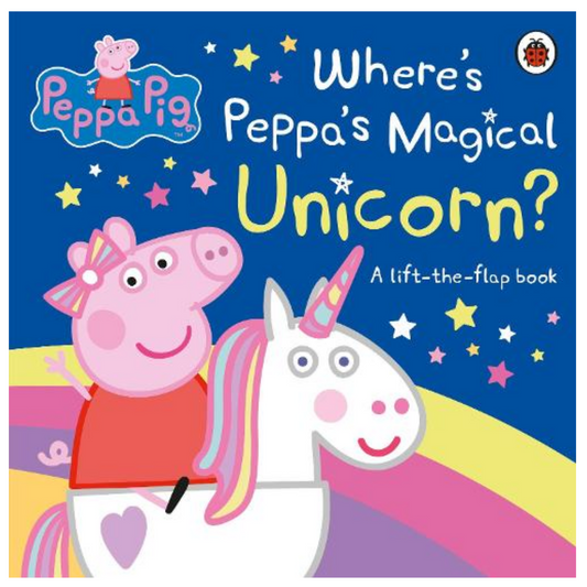 Where's Peppa's Magical Unicorn? A Lift-The-Flap Large Board Book - Interest age 2 Years+