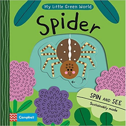 Spider My Little Green World Board Book - Interest age 2-5 Years