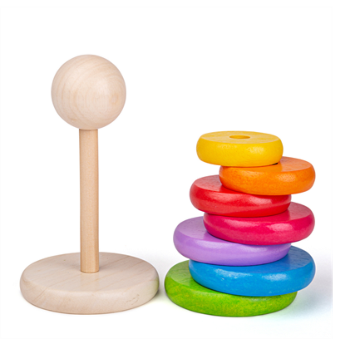 First Rainbow Stacker Bigjigs Toys - 12 Months+