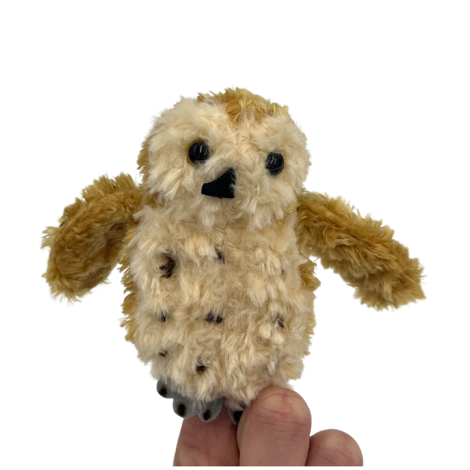 Tawny Owl hand puppet with 3 baby finger puppets - Hideaways- The