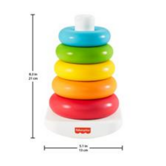 Fisher Price Eco Rock-a-Stack Stacking Tool - 6 Month+