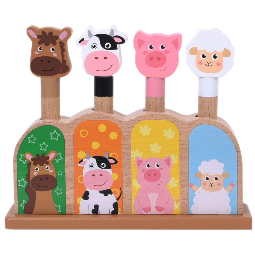 Jumini Pop Up Farm Animals - Sensory Box Surprise